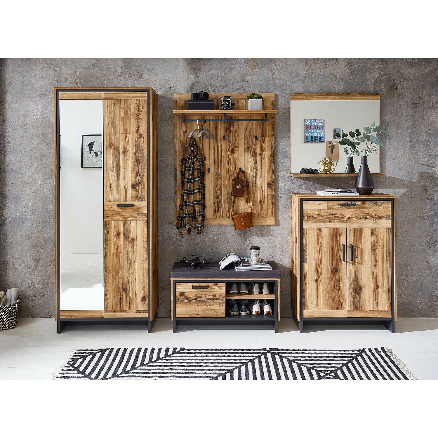 Ridgevalley Armoire Priay I Graphite 6 Ridgevalley Armoire Priay I Graphite – Image 4