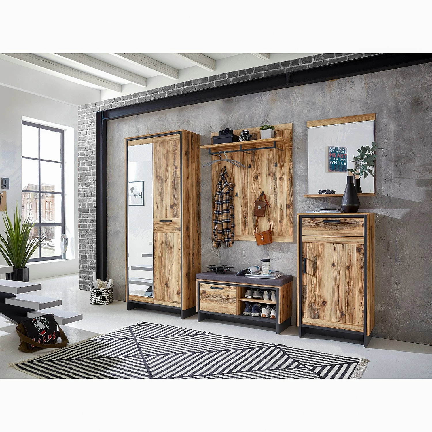 Ridgevalley Armoire Priay I Graphite 7 Ridgevalley Armoire Priay I Graphite – Image 5