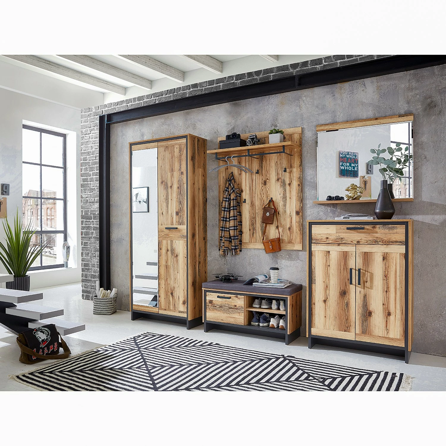 Ridgevalley Armoire Priay I Graphite 8 Ridgevalley Armoire Priay I Graphite – Image 6