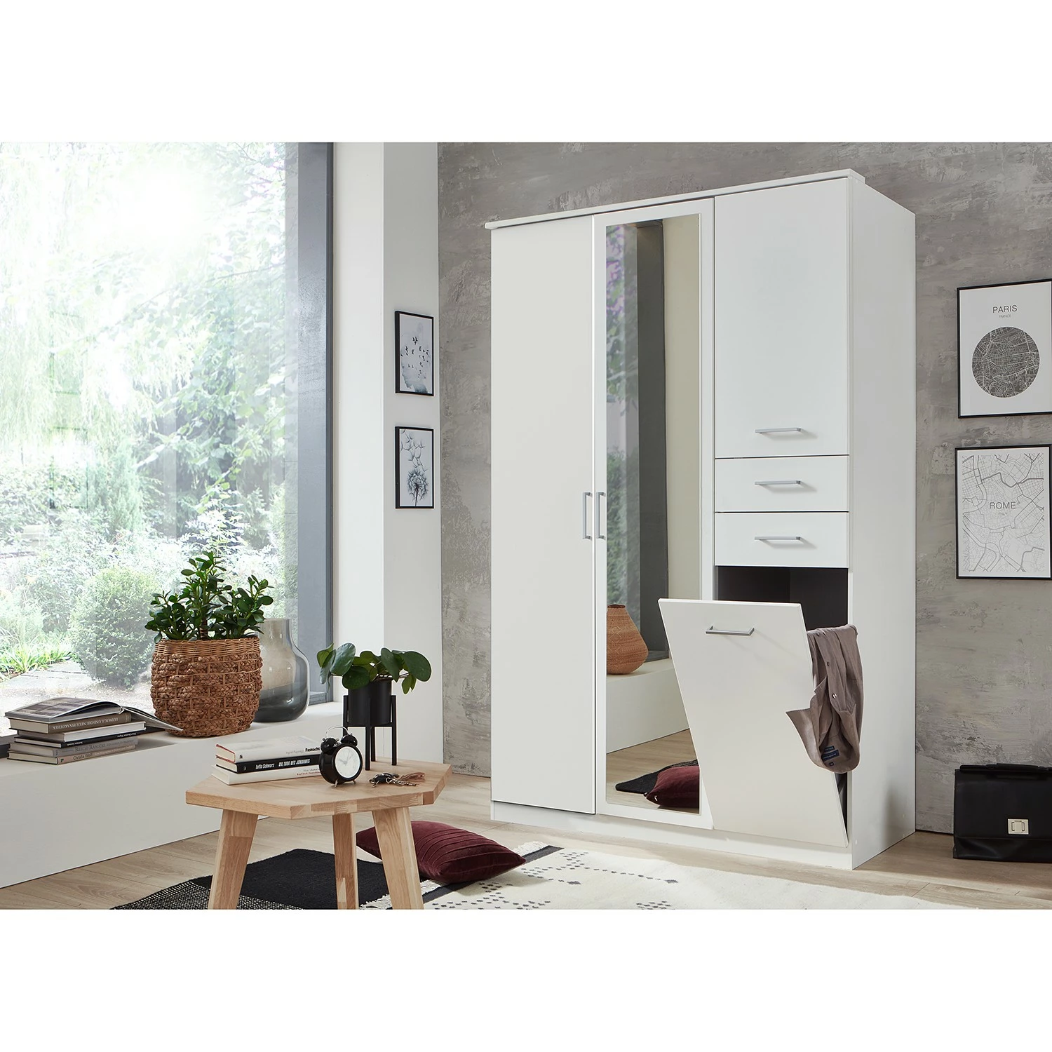 Wimex Armoire Frankfurt Largeur 135 Cm Blanc 4 Wimex Armoire Frankfurt Largeur 135 Cm Blanc – Image 2