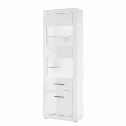 Vitrine Mat Loftscape Bricktown Ii Brillant Blanc