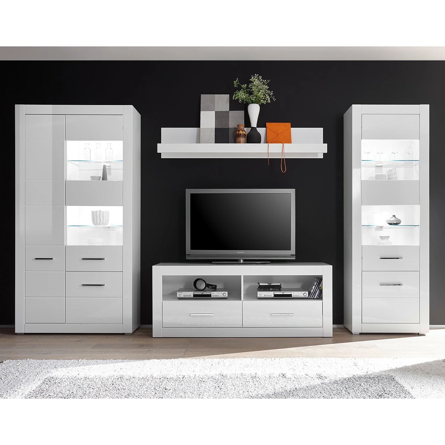 Bricktown Vitrine Mat Loftscape I Brillant Blanc 6 Bricktown Vitrine Mat Loftscape I Brillant Blanc – Image 4