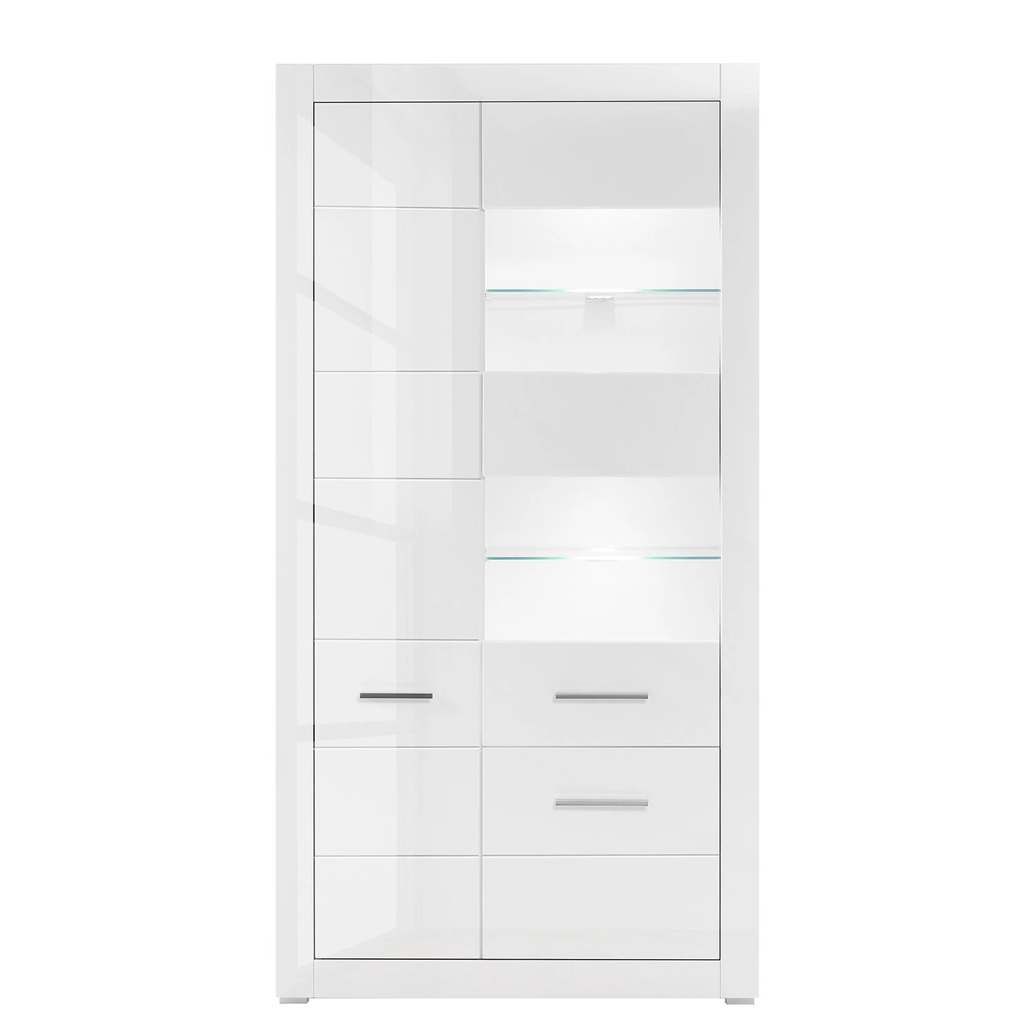 Bricktown Vitrine Mat Loftscape I Brillant Blanc 8 Bricktown Vitrine Mat Loftscape I Brillant Blanc – Image 6