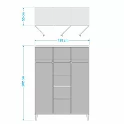 Wimex Armoire Rocky Ii -Armoires Soldes 1000224531 210707 09185900002 SKETCH DETAILS P000000001000224531 sketch