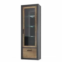 Bozel Vitrine Verre Living Red