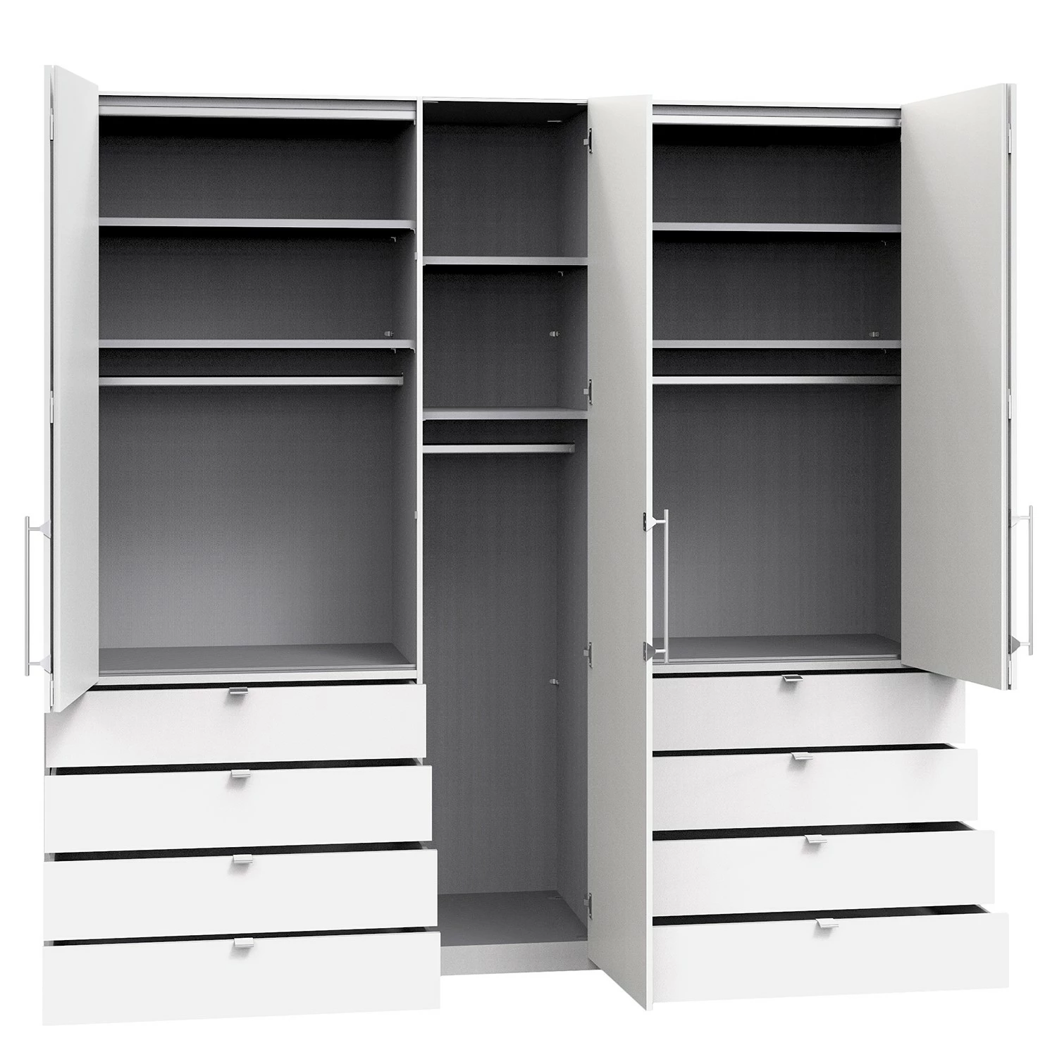 Wiemann Armoire Loft Iv 236 Cm Largeur 250 Cm Magnolia Imitation 11 Wiemann Armoire Loft Iv 236 Cm Largeur 250 Cm Magnolia Imitation – Image 9