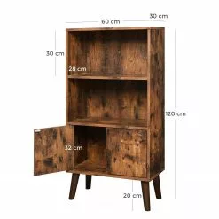 Étagère Chêne Imitation Living Rustique Red -Armoires Soldes 1000235724 210118 06433300196 SKETCH DETAILS P000000001000235724 sketch