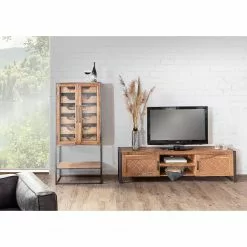 Armoire Teck Massif Fer Acacia Massif Living Anthracite Red -Armoires Soldes 1000240176 210115 08042000027 MOOD DETAILS P000000001000240176 mood