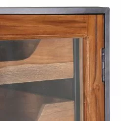 Armoire Teck Massif Fer Acacia Massif Living Anthracite Red -Armoires Soldes 1000240176 210115 08043200034 DETAILS P000000001000240176