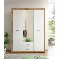 Armoire Chêne Loftscape Imitation Artisan Morillon Blanc -Armoires Soldes 1000249923 210305 15050900045 MOOD DETAILS P000000001000249923 mood
