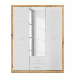 Armoire Chêne Loftscape Imitation Artisan Morillon Blanc -Armoires Soldes 1000249923 210305 15051000048 DETAILS P000000001000249923