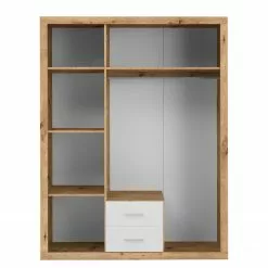 Armoire Chêne Loftscape Imitation Artisan Morillon Blanc -Armoires Soldes 1000249923 210305 15051000049 DETAILS P000000001000249923