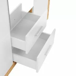 Armoire Chêne Loftscape Imitation Artisan Morillon Blanc -Armoires Soldes 1000249923 210305 15051100051 DETAILS P000000001000249923