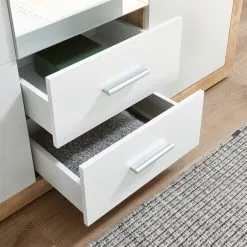 Armoire Chêne Loftscape Imitation Artisan Morillon Blanc -Armoires Soldes 1000249923 210305 15051100052 DETAILS P000000001000249923