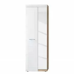 Armoire Imitation Chêne Artisan Loftscape Brillant Blanc