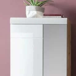 Armoire Imitation Chêne Artisan Loftscape Brillant Blanc -Armoires Soldes 1000251409 210302 14462100004 DETAILS P000000001000251409