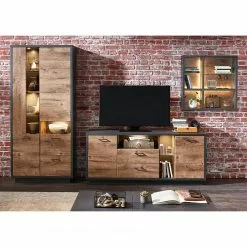 Chêne De Havel Batey Vitrine Graphite Living Imitation Red -Armoires Soldes 1000257535 210413 13394700003 MOOD DETAILS P000000001000257535 mood