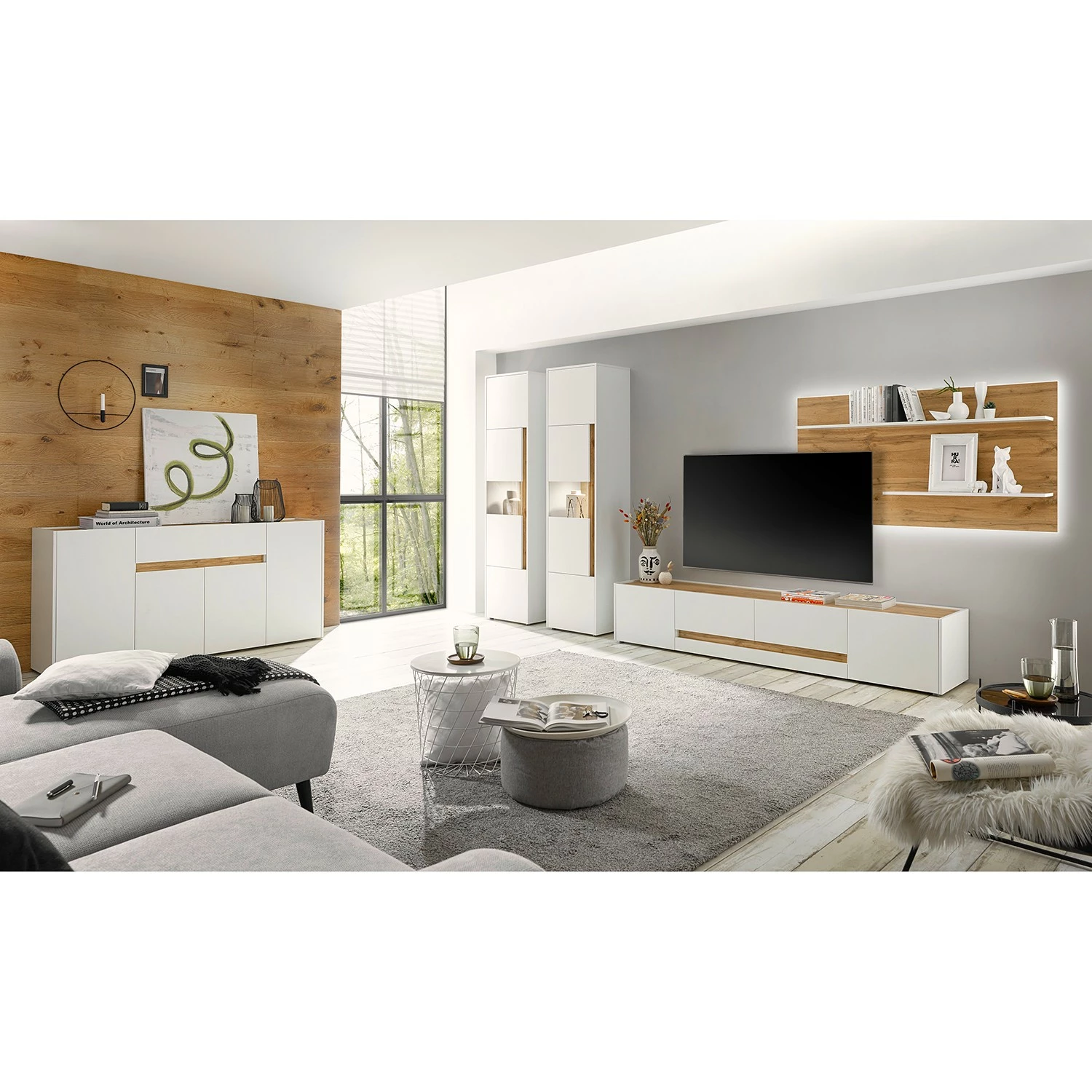 Norrwood Vitrine Olon - Blanc 4 Norrwood Vitrine Olon - Blanc – Image 2