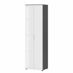 Armoire Verre Graphite Germania Rimini Blanc
