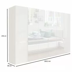 Wiemann Armoire Barcelona IV - Hauteur : 236 cm - Largeur : 300 cm - 4 -Armoires Soldes 1000269847 210813 11184000188 SKETCH DETAILS P000000001000269847 sketch