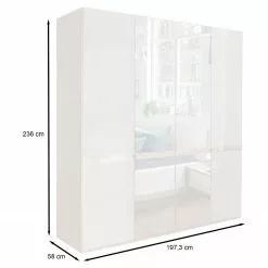 Wiemann Armoire Barcelona Ii Largeur 236 Cm Hauteur 200 Cm -Armoires Soldes 1000269855 210813 11184100223 SKETCH DETAILS P000000001000269855 sketch