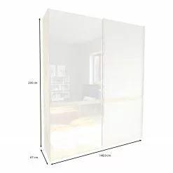 Wiemann Armoire Porte Barcelona Ii 150 Cm Largeur 236 Cm Hauteur -Armoires Soldes 1000269886 210813 11184600335 SKETCH DETAILS P000000001000269886 sketch