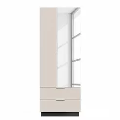 Posseik Armoire Largeur 70 Cm Anthracite Crème -Armoires Soldes 1000272594 210614 06042700313 DETAILS P000000001000272594