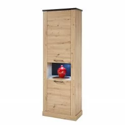 Ridgevalley Chêne Armoire Nanda I Imitation Noir