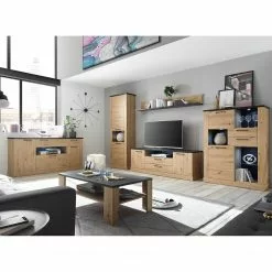 Ridgevalley Chêne Armoire Nanda I Imitation Noir -Armoires Soldes 1000273440 210610 07544700018 MOOD DETAILS P000000001000273440 mood