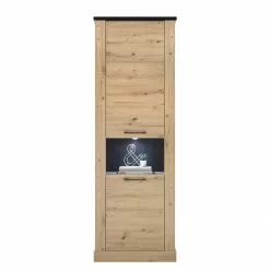 Ridgevalley Chêne Armoire Nanda I Imitation Noir -Armoires Soldes 1000273440 210610 07544700019 DETAILS P000000001000273440