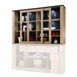 Ridgevalley Chêne Imitation Nanda Noir -Armoires Soldes 1000273452 210610 07544900046 DETAILS P000000001000273452