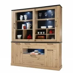 Ridgevalley Chêne Imitation Nanda Noir -Armoires Soldes 1000273452 210610 07544900047 DETAILS P000000001000273452