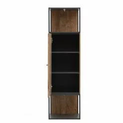 Meevoo Vitrine Murale Chêne Graphite Imitation Living Rustique Red -Armoires Soldes 1000273885 210614 14470000013 DETAILS P000000001000273885