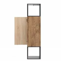 Meevoo Vitrine Murale Chêne Graphite Imitation Living Rustique Red -Armoires Soldes 1000273885 210614 14470000014 DETAILS P000000001000273885