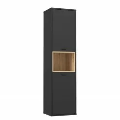 Loftscape Armoire Mazzo - Noir / Imitation chêne artisan -Armoires Soldes 1000285803 210819 12212500069 DETAILS P000000001000285803