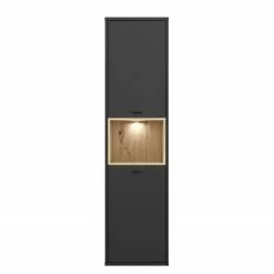 Loftscape Armoire Mazzo - Noir / Imitation chêne artisan -Armoires Soldes 1000285803 210819 12212500070 DETAILS P000000001000285803