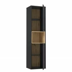 Loftscape Armoire Mazzo - Noir / Imitation chêne artisan -Armoires Soldes 1000285803 210819 12212500073 DETAILS P000000001000285803