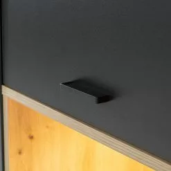 Loftscape Armoire Mazzo - Noir / Imitation chêne artisan -Armoires Soldes 1000285803 210819 12212500074 DETAILS P000000001000285803