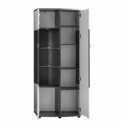 Intento Vitrine Ii Anthracite Loftscape Brillant Blanc 11 Intento Vitrine Ii Anthracite Loftscape Brillant Blanc -Armoires Soldes 1000288185 210827 12095500043 DETAILS P000000001000288185