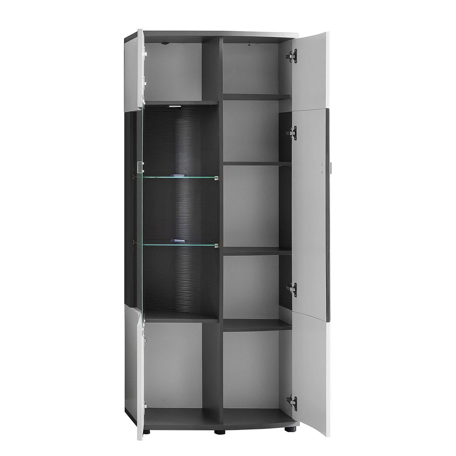 Intento Vitrine Ii Anthracite Loftscape Brillant Blanc 6 Intento Vitrine Ii Anthracite Loftscape Brillant Blanc – Image 4