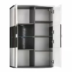 Intento Vitrine Murale Anthracite Brillant Loftscape Blanc -Armoires Soldes 1000288187 210827 12095700060 DETAILS P000000001000288187