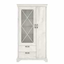 Kimbark Ridgevalley Vitrine Pin Ii Imitation Blanc -Armoires Soldes 1000295074 210924 143049000124 DETAILS P000000001000295074