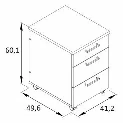 Cookley Furnitive Chêne Imitation Anthracite -Armoires Soldes 1000296209 210927 081945000521 SKETCH DETAILS P000000001000296209 sketch