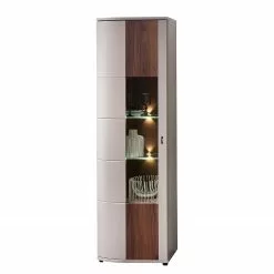 Vitrine Loftscape Éclairage Imitation Noyer