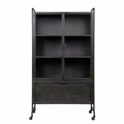 Vitrine Living Vintage Leska Métal Noir Red 12 Vitrine Living Vintage Leska Métal Noir Red -Armoires Soldes 1000304148 211029 123411000034 DETAILS P000000001000304148