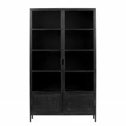 Vitrine Living Malita Métal Red Noir -Armoires Soldes 1000304155 211029 12341200081 DETAILS P000000001000304155