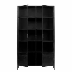 Vitrine Living Malita Métal Red Noir -Armoires Soldes 1000304155 211029 12341200092 DETAILS P000000001000304155