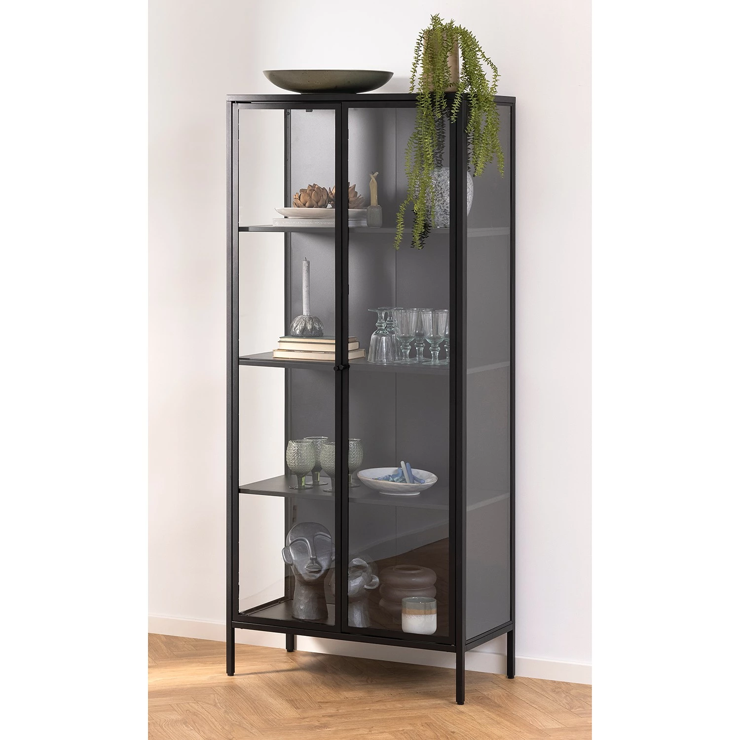 Norrwood Vitrine Cascavel Ii Métal Noir 4 Norrwood Vitrine Cascavel Ii Métal Noir – Image 2