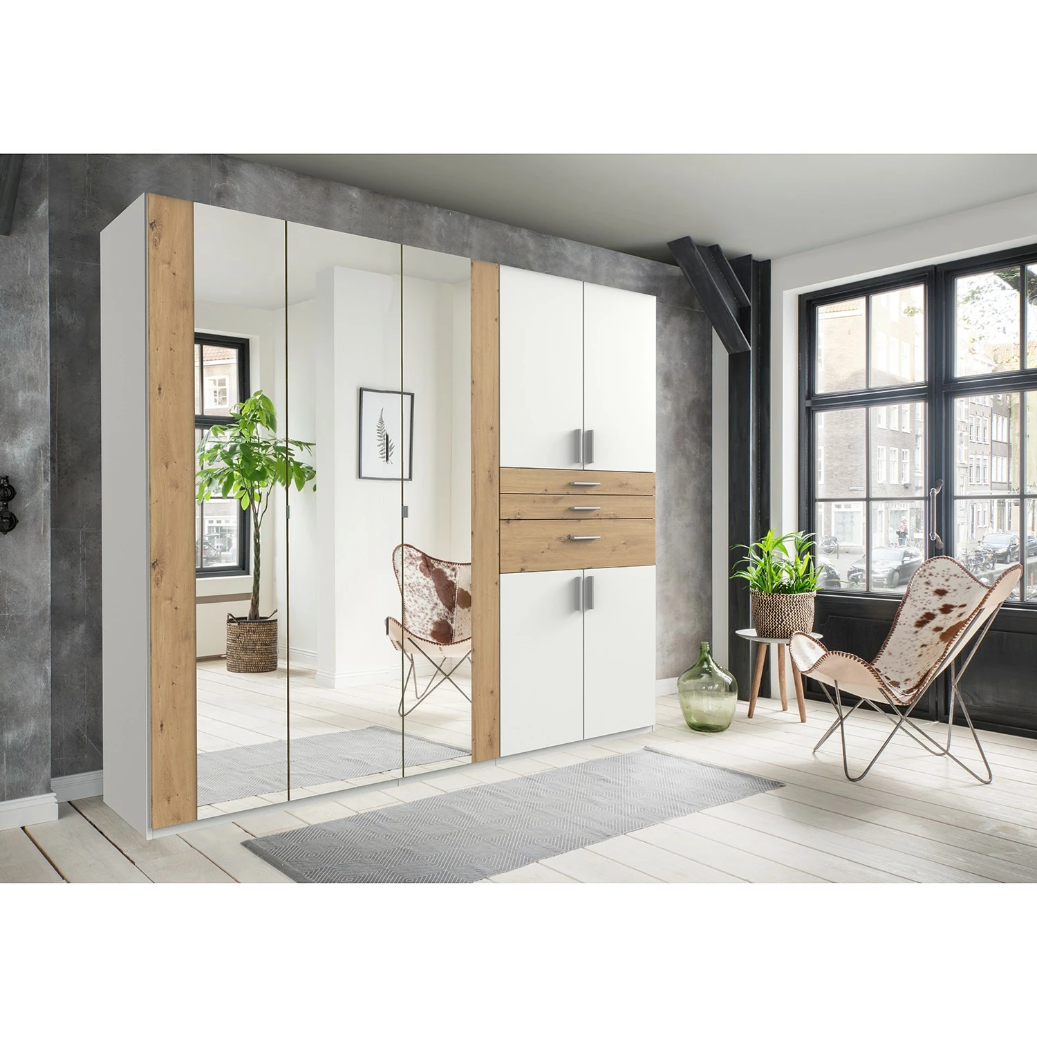 Wimex Armoire Harburg Chêne 225 Cm Imitation Artisan 5 Wimex Armoire Harburg Chêne 225 Cm Imitation Artisan – Image 3