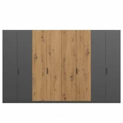 Armoire Imitation Chêne Graphite 236 Cm 360 Cm Largeur Artisan Pure 11 Armoire Imitation Chêne Graphite 236 Cm 360 Cm Largeur Artisan Pure -Armoires Soldes 1000309580 220812 030 DETAILS P000000001000309580